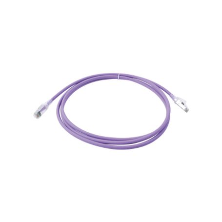 patch cord zmax cat6a sftp cmls0h 7ft color violeta versión bulk