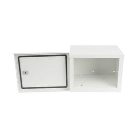 gabinete para instalación de 2 baterias pl4012 fabricado en lámina galvanizada opción para montar en poste no incluido214703