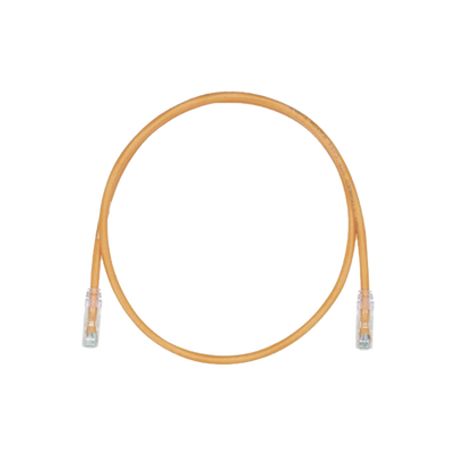 Cable De Parcheo Utp Cat5e Diámetro Reducido (28awg) Color Naranja 1 Ft 