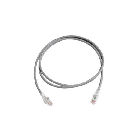 patch cord mc6 modular cat6 utp cmls0h 5ft color gris