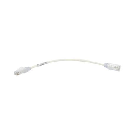 Cable De Parcheo Tx6 Utp Cat6 Diámetro Reducido (28awg) Color Blanco 8in (20.2cm)