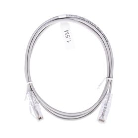 cable de parcheo slim utp cat6  15 m gris diámetro reducido 28 awg192774