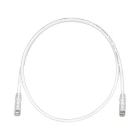 cable de parcheo tx6 utp cat6 24 awg cm color blanco mate 15ft