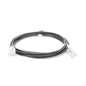 cable de parcheo slim utp cat6  3 m negro diámetro reducido 28 awg189691
