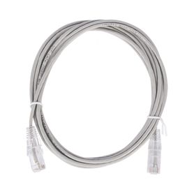 cable de parcheo slim utp cat6  2 m gris diámetro reducido 28 awg192775