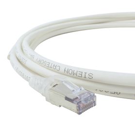 patch cord skinny cat6a blindado sftp 10ft diámetro reducido 28 awg color blanco144059