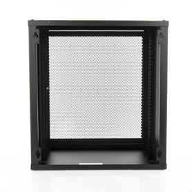 gabinete linkedpro de montaje en pared 19in puerta perforada 12 ur 450 mm de profundidad color negro216109