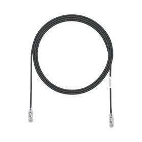 cable de parcheo tx6 utp cat6 diámetro reducido 28awg color negro 5ft 