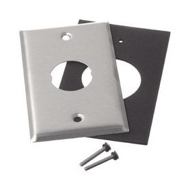 placa de pared industrialnet™ para 1 conector industrial de acero inoxidable183953