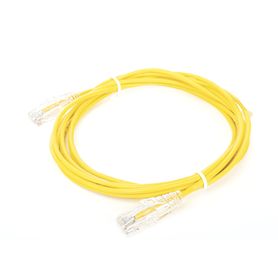 cable de parcheo slim utp cat6  3 m amarillo diámetro reducido 28 awg189706