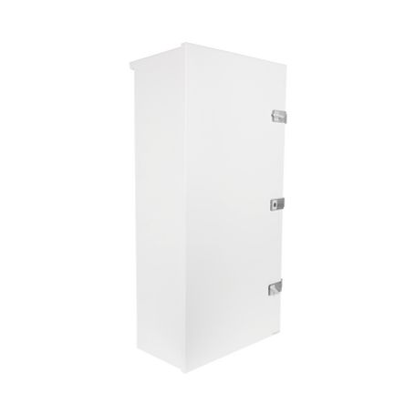 Gabinete Para Instalación De 3 Baterias Pl110d12 Fabricado En Lámina Galvanizada Accesorios Para Piso O Poste (no Incluidos)