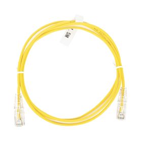 cable de parcheo slim utp cat6  15 m amarillo diámetro reducido 28 awg189700