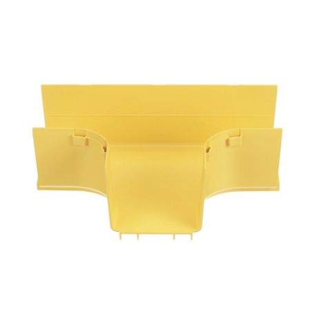 Accesorio En T Horizontal Con Ángulos A 90º Para Canaletas Fiberrunner™ 4x4 Color Amarillo