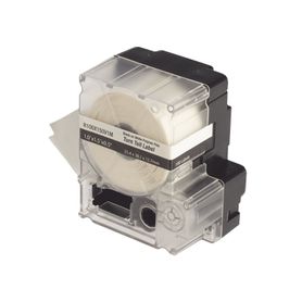 casete de 100 etiquetas autolaminadas turntell con rotación para mejor visibilidad para cables de redes de cobre o fibra óptica