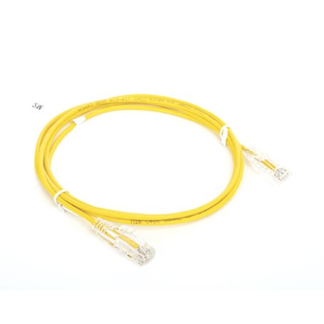 Cable De Parcheo Slim Utp Cat6  2 M Amarillo Diámetro Reducido (28 Awg)