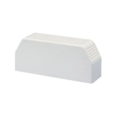 tapa final para uso con canaleta t70 material pvc rigido color blanco mate