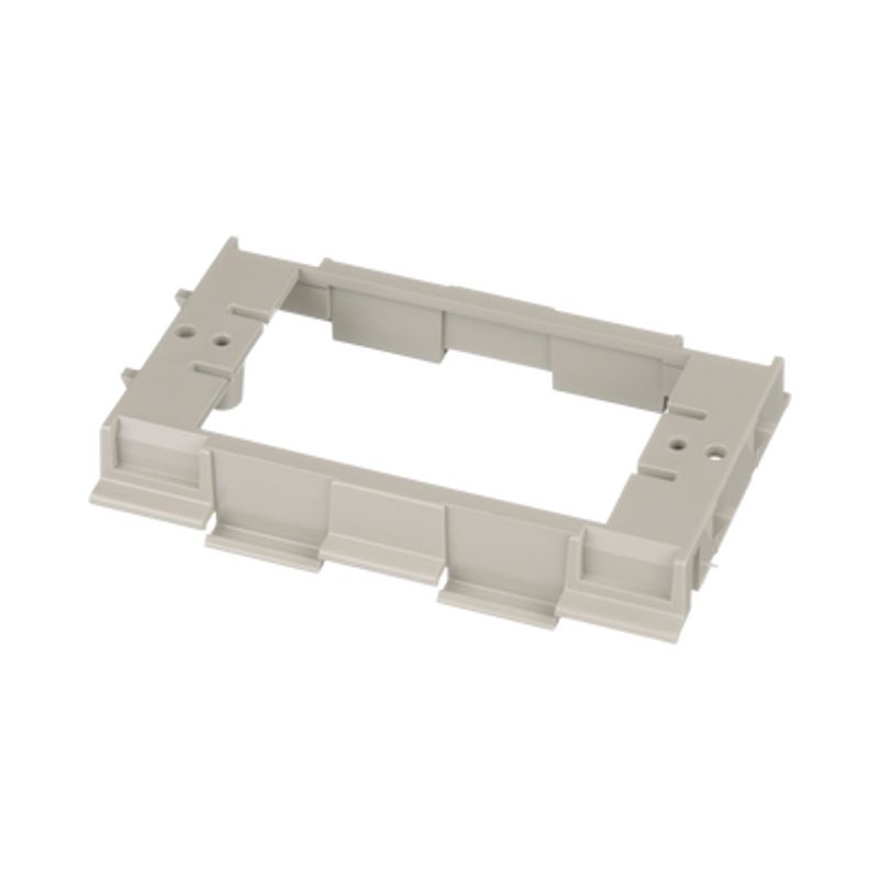 Soporte Para Montaje De Faceplates En Canaleta T70 De Pvc Rigido Color Gris Internacional