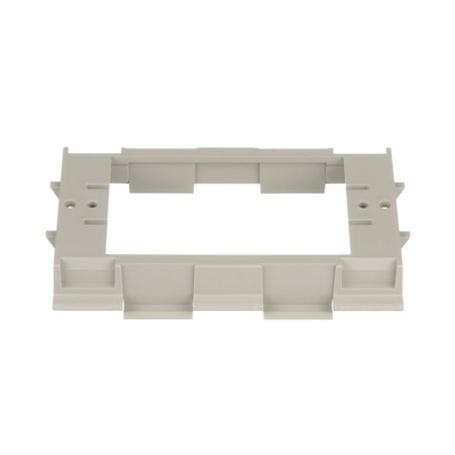 Soporte Para Montaje De Faceplates En Canaleta T70 De Pvc Rigido Color Gris Internacional