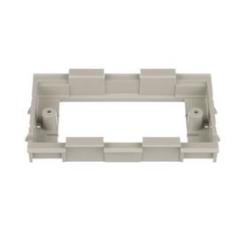 soporte para montaje de faceplates en canaleta t70 de pvc rigido color gris internacional163310