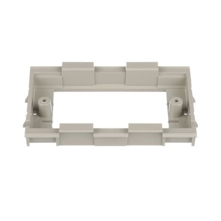 Soporte Para Montaje De Faceplates En Canaleta T70 De Pvc Rigido Color Gris Internacional