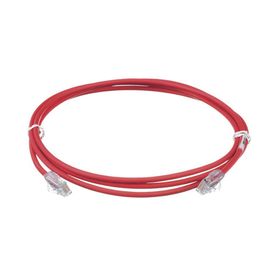 cable de parcheo utp cat6a cmlszh diámetro reducido 28awg color rojo 7ft180705