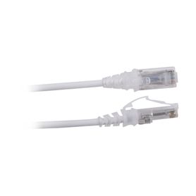 patch cord mc6 modular cat6 utp cmls0h 7ft color blanco diámetro reducido 28awg89911