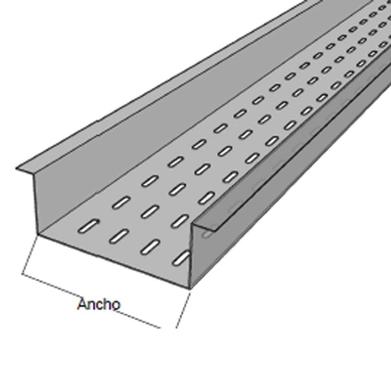 Fondo Perforado Perfil Z Ancho De 4 X 9 Material Aluminio Incluye Tornilleria 