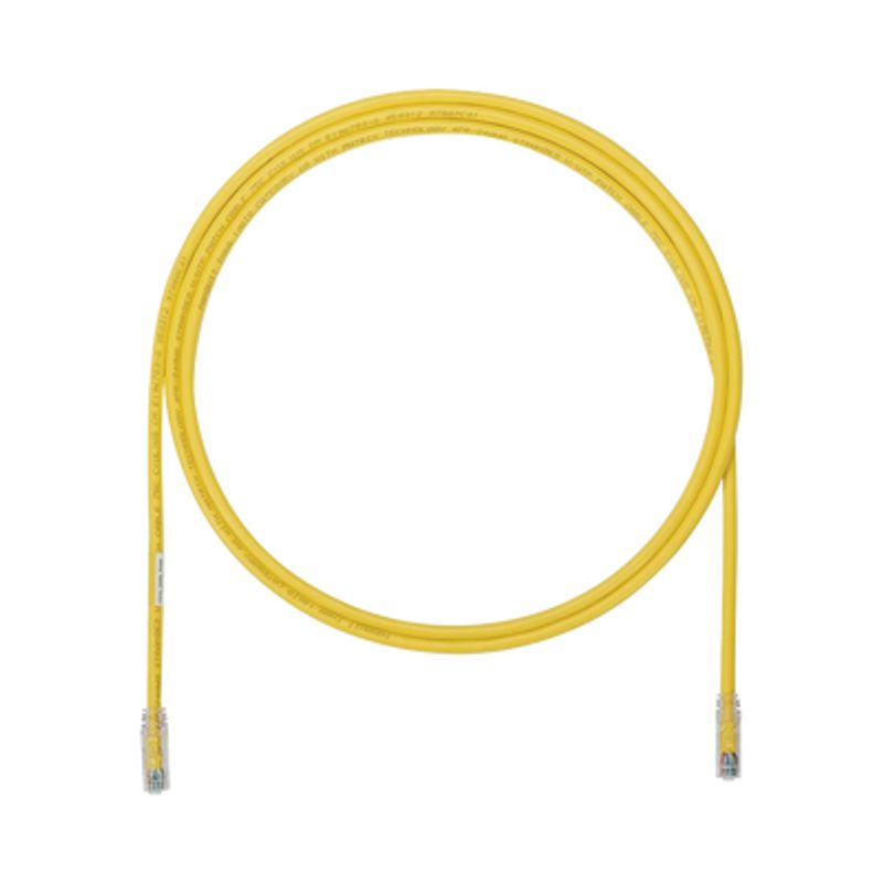 Cable De Parcheo Utp Cat6a 24 Awg Cm Color Amarillo 5ft