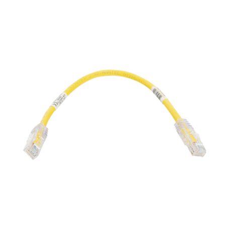 cable de parcheo tx6 utp cat6 24 awg cm color amarillo 1ft186558