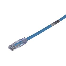 cable de parcheo tx6 utp cat6 24 awg cm color azul 2 ft186909