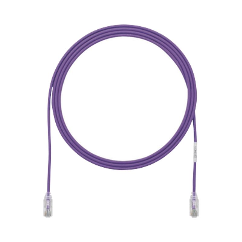 Cable De Parcheo Tx6 Utp Cat6 Diámetro Reducido (28awg) Color Violeta 3ft Cable De Parcheo Tx6 Utp Cat6 Diámetro Reducido (28awg) Color Violeta 3ft