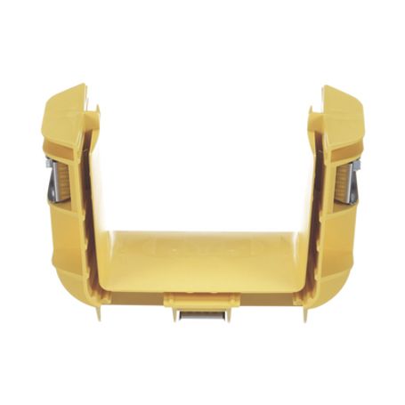 union recta cople para canaleta fiberrunner™ 4x4 color amarillo200263