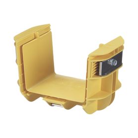 union recta cople para canaleta fiberrunner™ 4x4 color amarillo200263