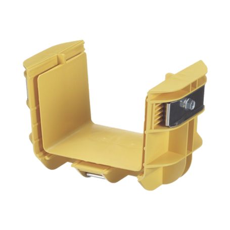 Union Recta Cople Para Canaleta Fiberrunner™ 4x4 Color Amarillo