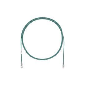 cable de parcheo tx6 utp cat6 diámetro reducido 28awg color verde 20ft 