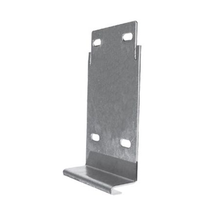 Placa Salida A Tubo Automática Vertical De 33mm Con Acabado Electro Zinc 