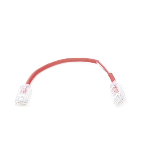 Cable De Parcheo Utp Cat6a Diámetro Reducido (28 Awg) Cm/lszh Color Rojo 8in (20.3cm)