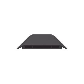 canaleta de piso de 4 vias material pvc rigido 6 ft de largo 176 mm de ancho color negro 191506