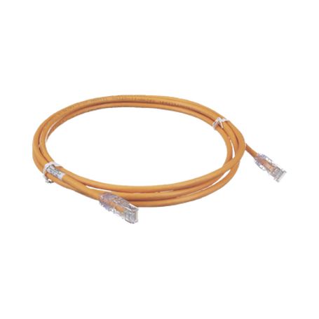 Cable De Parcheo Tx6 Utp Cat6 24 Awg Cm Color Naranja 7ft