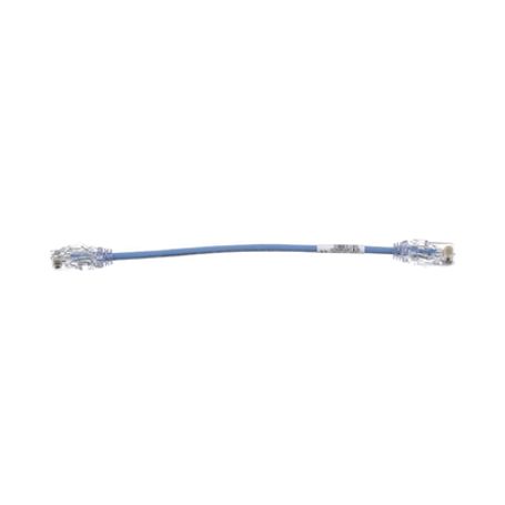 Cable De Parcheo Tx6 Utp Cat6 Diámetro Reducido (28awg) Color Azul 20cm