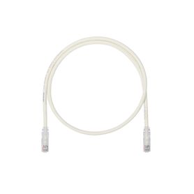 cable de parcheo utp cat6a 24 awg cm color blanco 15ft