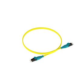 jumper de fibra optica monomodo 9125 os2 lclc duplex push pull ofnr riser color amarillo 3 metros200296