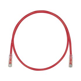 cable de parcheo tx6 utp cat6 24 awg cm color rojo 5ft