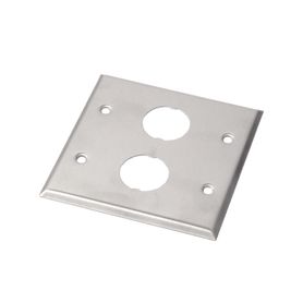 placa de pared doble industrialnet™ para 2 conectores industriales de acero inoxidable183954