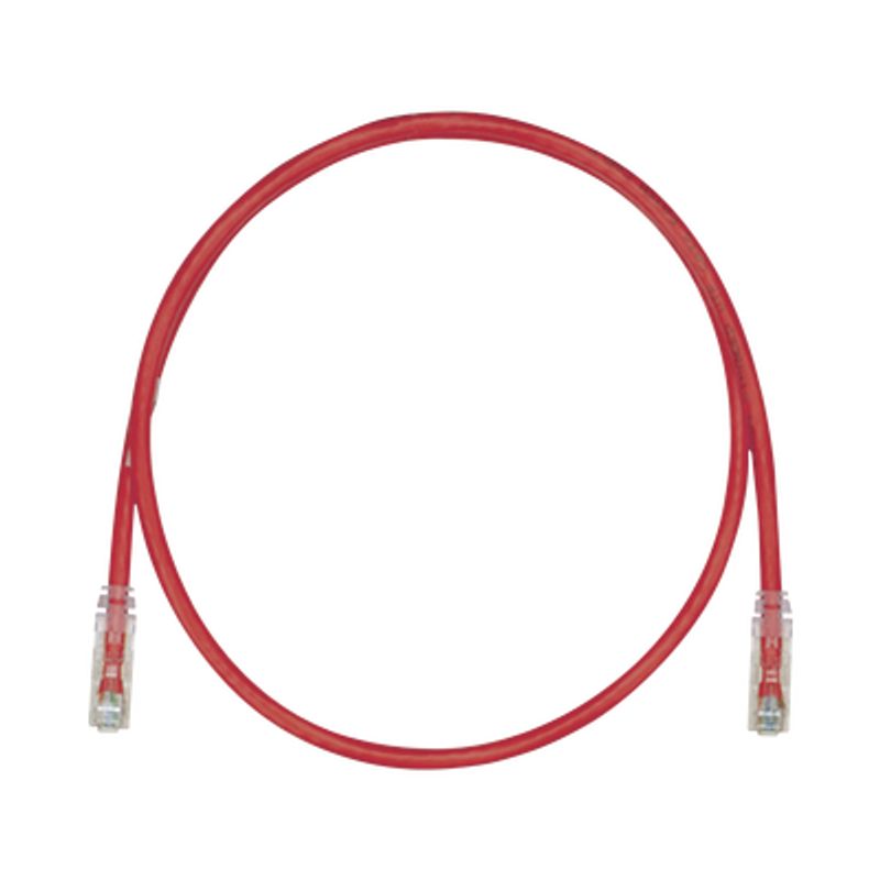 Cable De Parcheo Tx6 Utp Cat6 24 Awg Cm Color Rojo 15ft