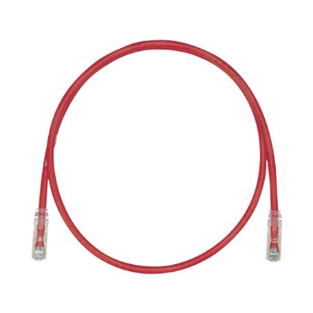 cable de parcheo tx6 utp cat6 24 awg cm color rojo 15ft204880