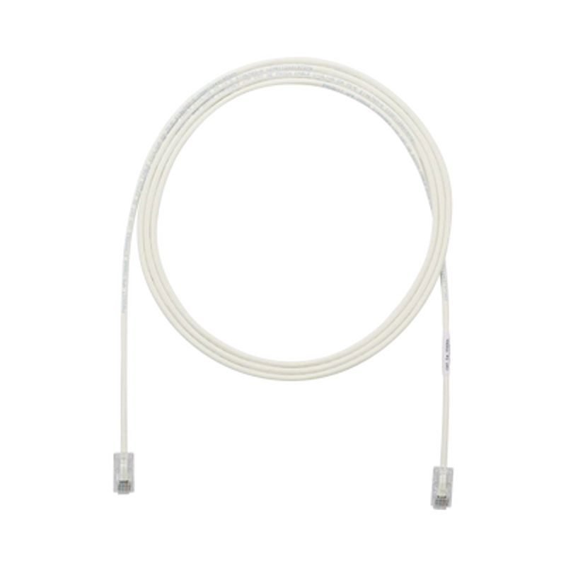 Cable De Parcheo Utp Cat6a Cm/lszh Diámetro Reducido (28awg) Color Blanco Mate 20ft