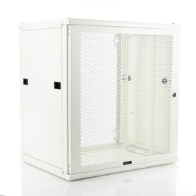 gabinete linkedpro de montaje en pared 19in puerta perforada 12 ur 450 mm de profundidad color blanco216171