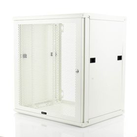 gabinete linkedpro de montaje en pared 19in puerta perforada 12 ur 450 mm de profundidad color blanco216171