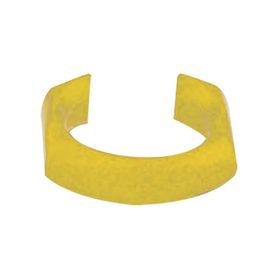 clip de identificación para patch cord siemon color amarillo bolsa con 25 piezas